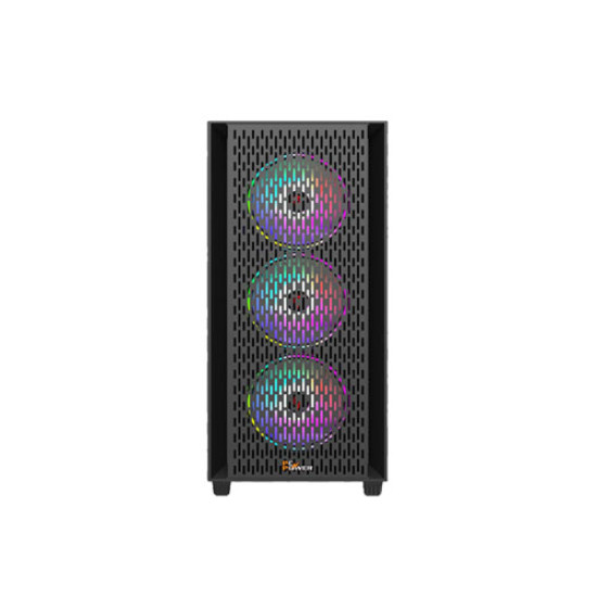 PC POWER FLOW DARK MESH ATX GAMING CASING INCLUDED 350WATT PSU