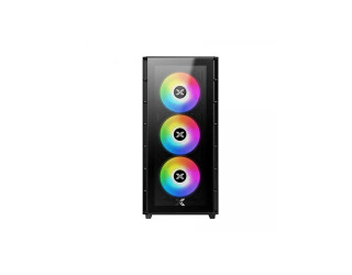 Xigmatek Elite One Mid Tower Black (Tempered Glass) ATX Gaming Casing 