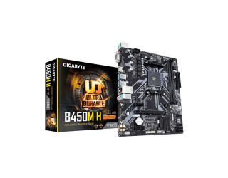 GIGABYTE B450M H Ultra Durable AMD AM4 Micro-ATX Motherboard