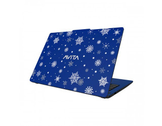 Avita Liber V14 Core i5 11th Gen 14 inch FHD Laptop Snowflakes on Mountain Blue