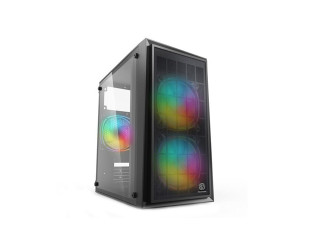 Revenger FIRE Mini Tower Micro ATX RGB Gaming Case
