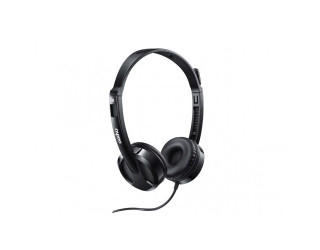 Rapoo H100 3.5mm Single Port Black Headphone